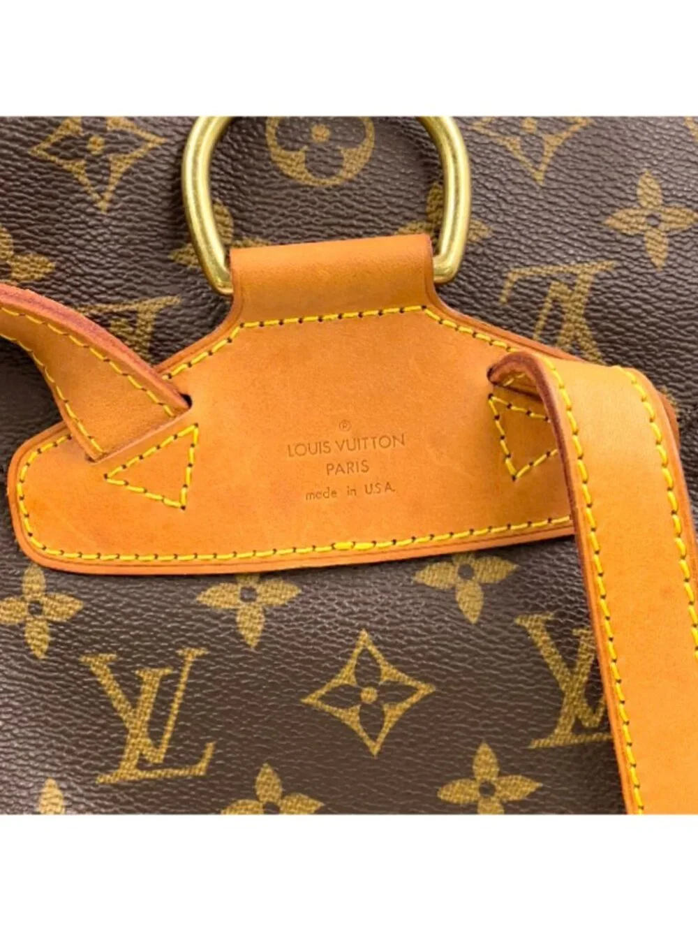 Louis Vuitton Montsouris MM Monogram Leather Backpack